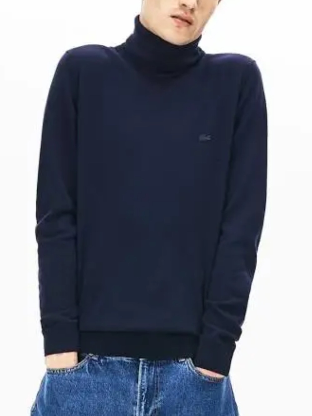 Lacoste Men’s Black Wool Sweater Size 6